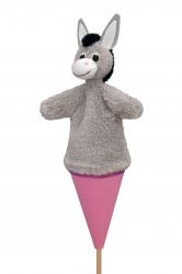 Donkey 39 cm, pop-up puppet