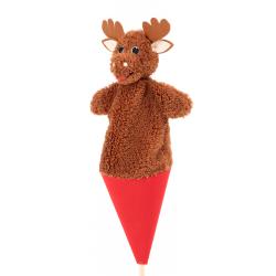 Moose 38 cm, pop-up puppet