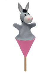 Donkey 22 cm, pop-up puppet