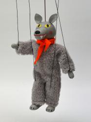 Wolf 20 cm, Holz-Marionette