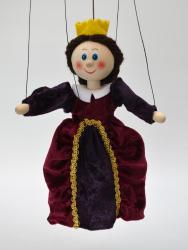 Königin 20 cm, Holz-Marionette