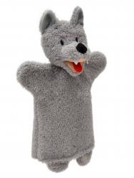 Wolf gray 30 cm, hand puppet