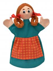 Girl Gretel 34 cm, hand puppet