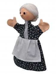 Grandmother 34 cm, hand puppet