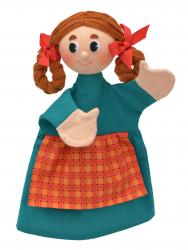 Girl Gretel 26 cm, hand puppet