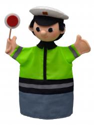 Policeman 27 cm, hand puppet