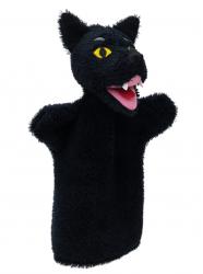 Wolf black 28 cm, hand puppet