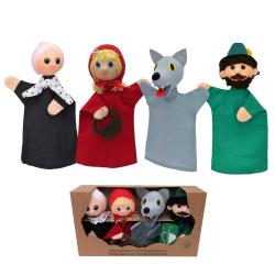 Hand puppet set in box -...