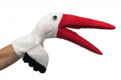Stork 48 cm, clacking hand...