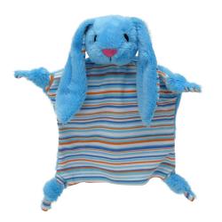 Rabbit 30 cm blue, cuddle...