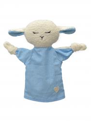 Sheep 27 cm, terry hand puppet