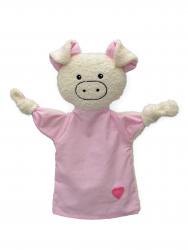 Piggy 29 cm, terry hand puppet
