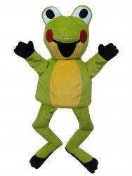 Frog 37 cm, hand puppet...