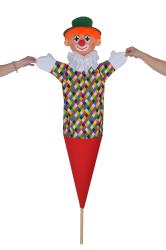 Clown Logo 200 cm, Tütenkasper