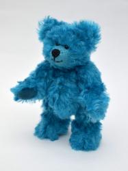 Mohair bear 20 cm, turquoise