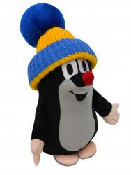 Mole with blue-yellow cap,...