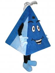 Blau Pyramide - Werbekostüm