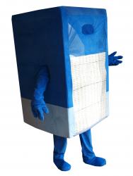 Newspaper box, promo costume