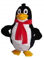 Pinguin mit Schal -Werbekostüm